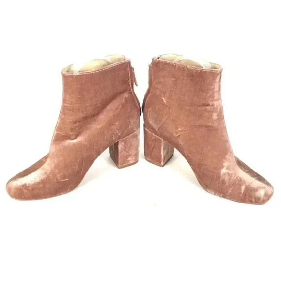 Zara  velvet boots - Picture 4 of 8